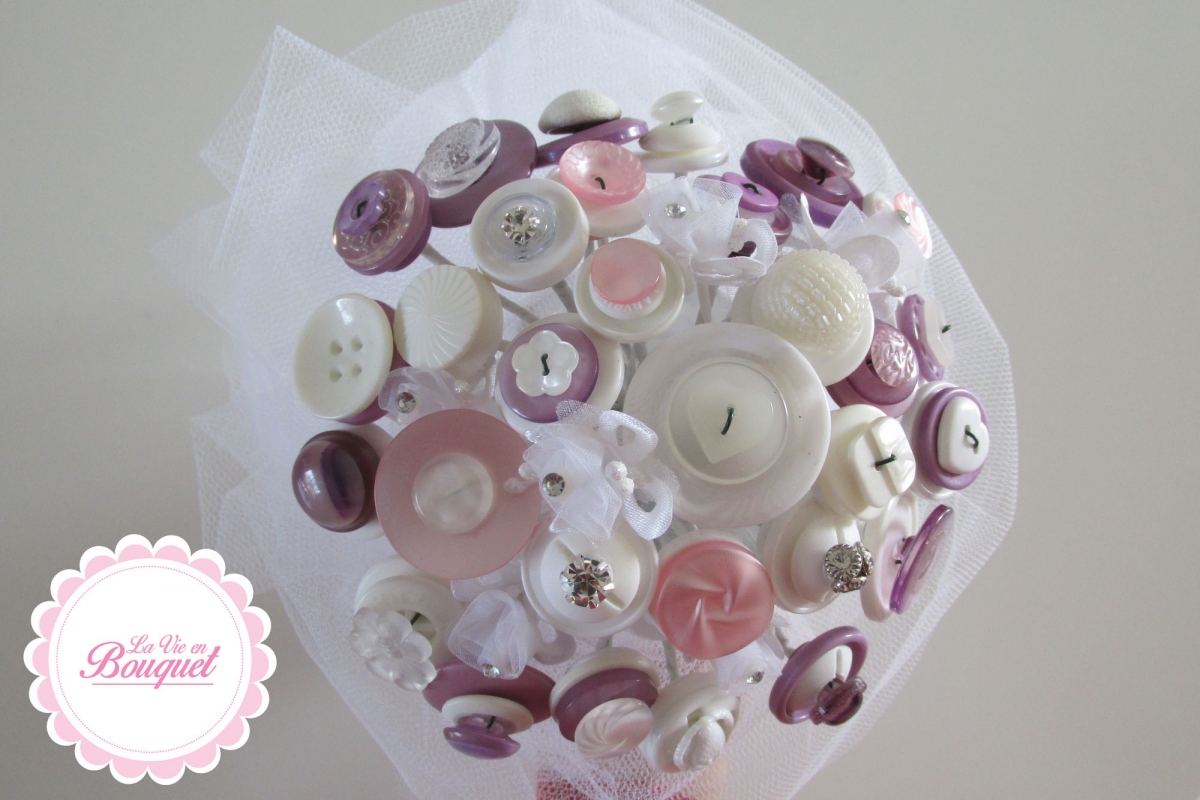 bouquet de boutons - La Vie en Bouquet